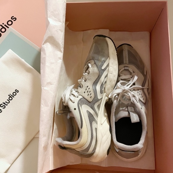 Acne Studio Shoes Size 39 EU 9 US Trailer Sneakers off white - Picture 3 of 6